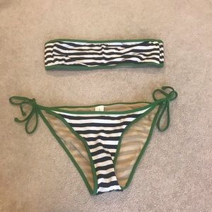 J Crew Bandeau String Bikini